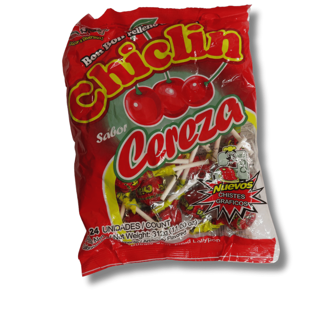 Americana BonBon Chiclin Sabor Cereza 312g - El Mercadito Salvadoreno