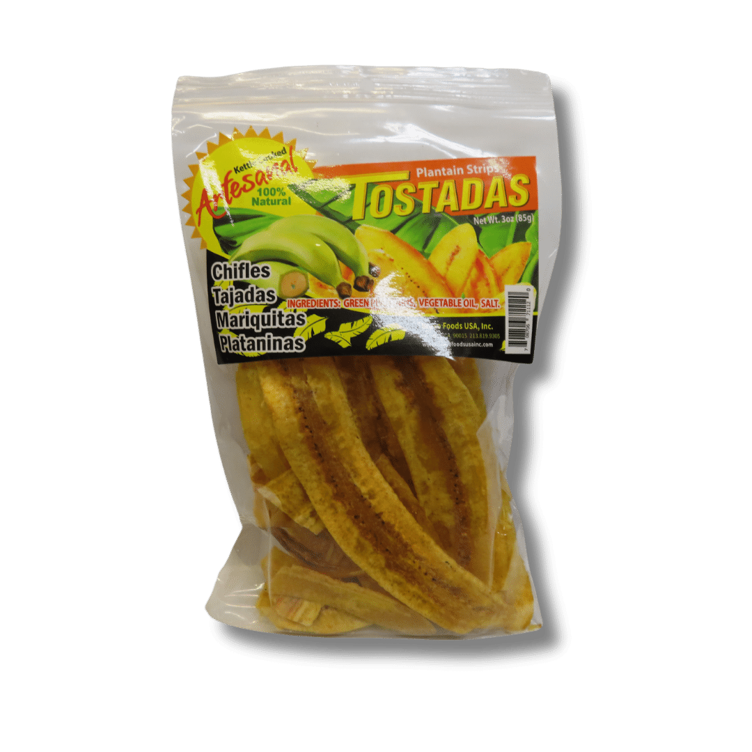 Artesanal Plantains Tostadas 85g - El Mercadito Salvadoreno