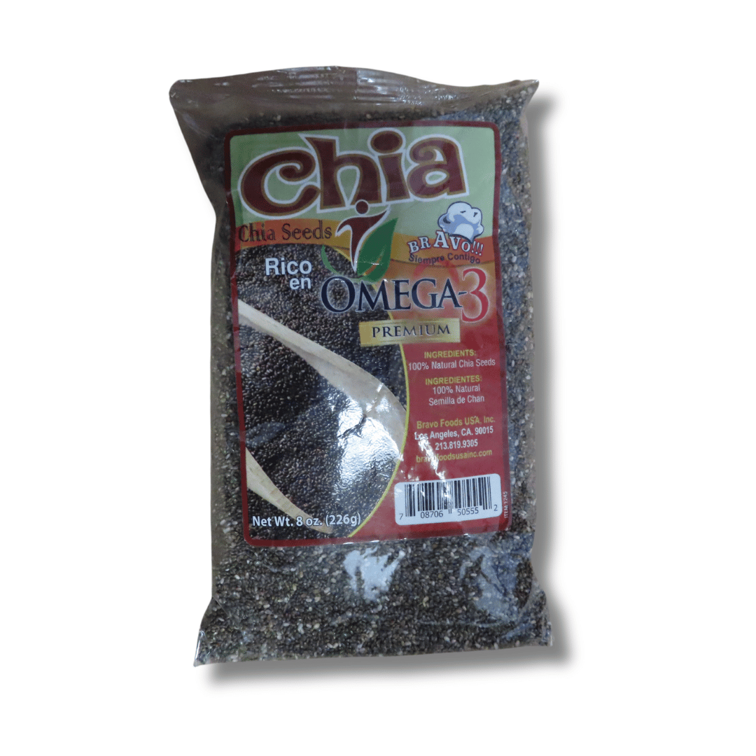 Bravo Chia Seeds 226g - El Mercadito Salvadoreno