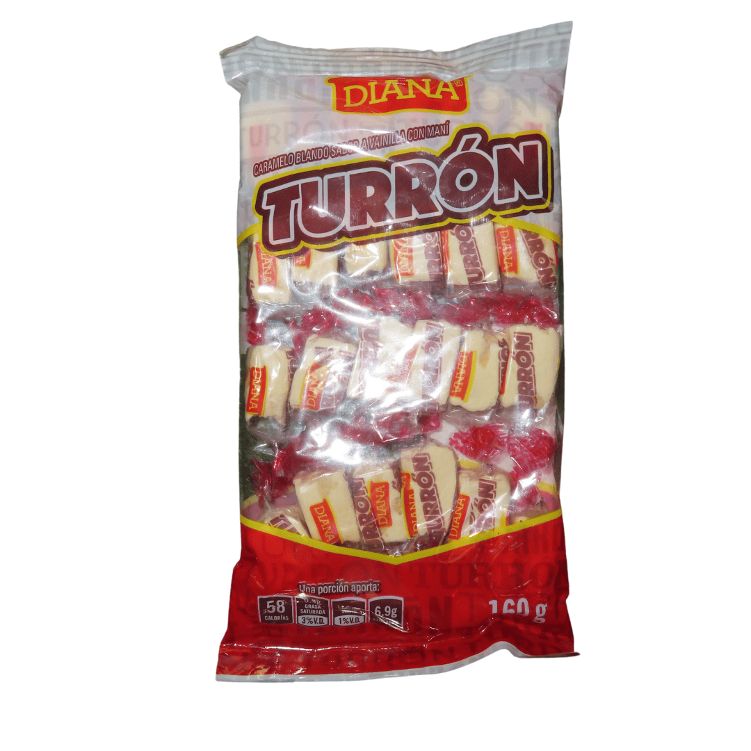 Diana Nougat Turron 160g - El Mercadito Salvadoreno