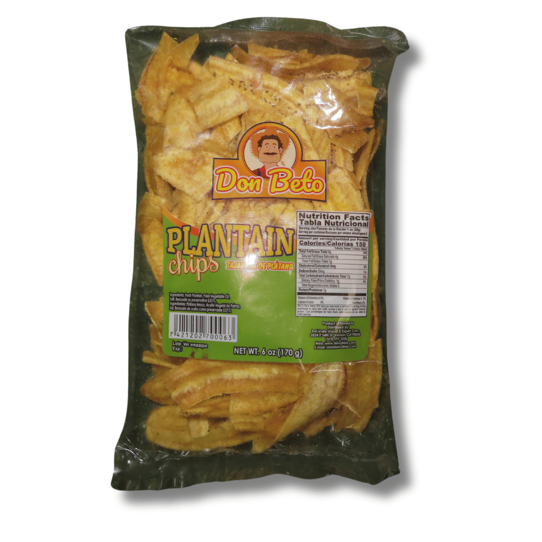 Don Beto Plantain Chips 170g - El Mercadito Salvadoreno