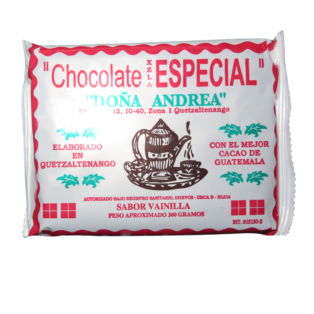 Dona Andrea Chocolate Especial sabor Vainilla 300g - El Mercadito Salvadoreno