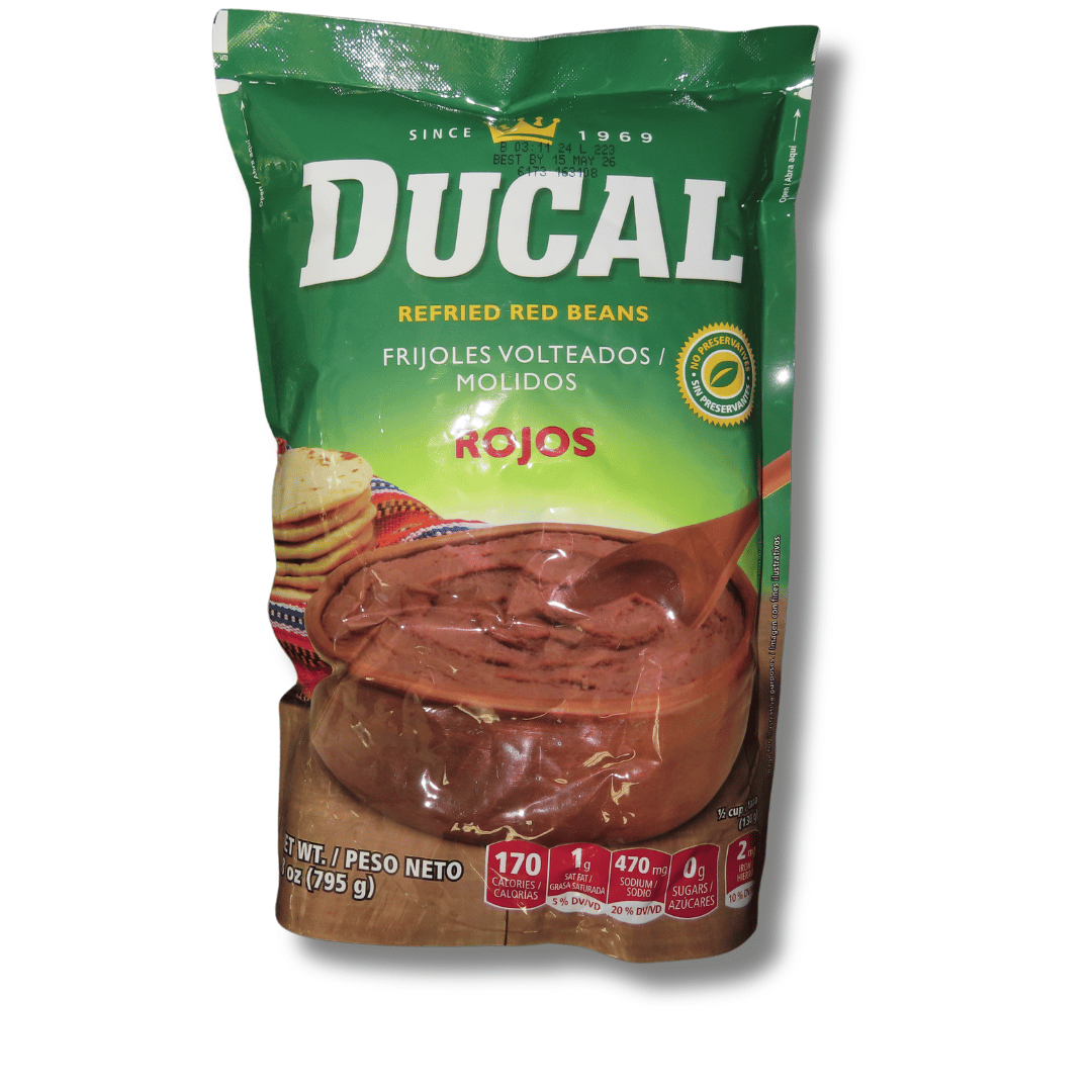 Ducal Refried Red Beans 795g - El Mercadito Salvadoreno