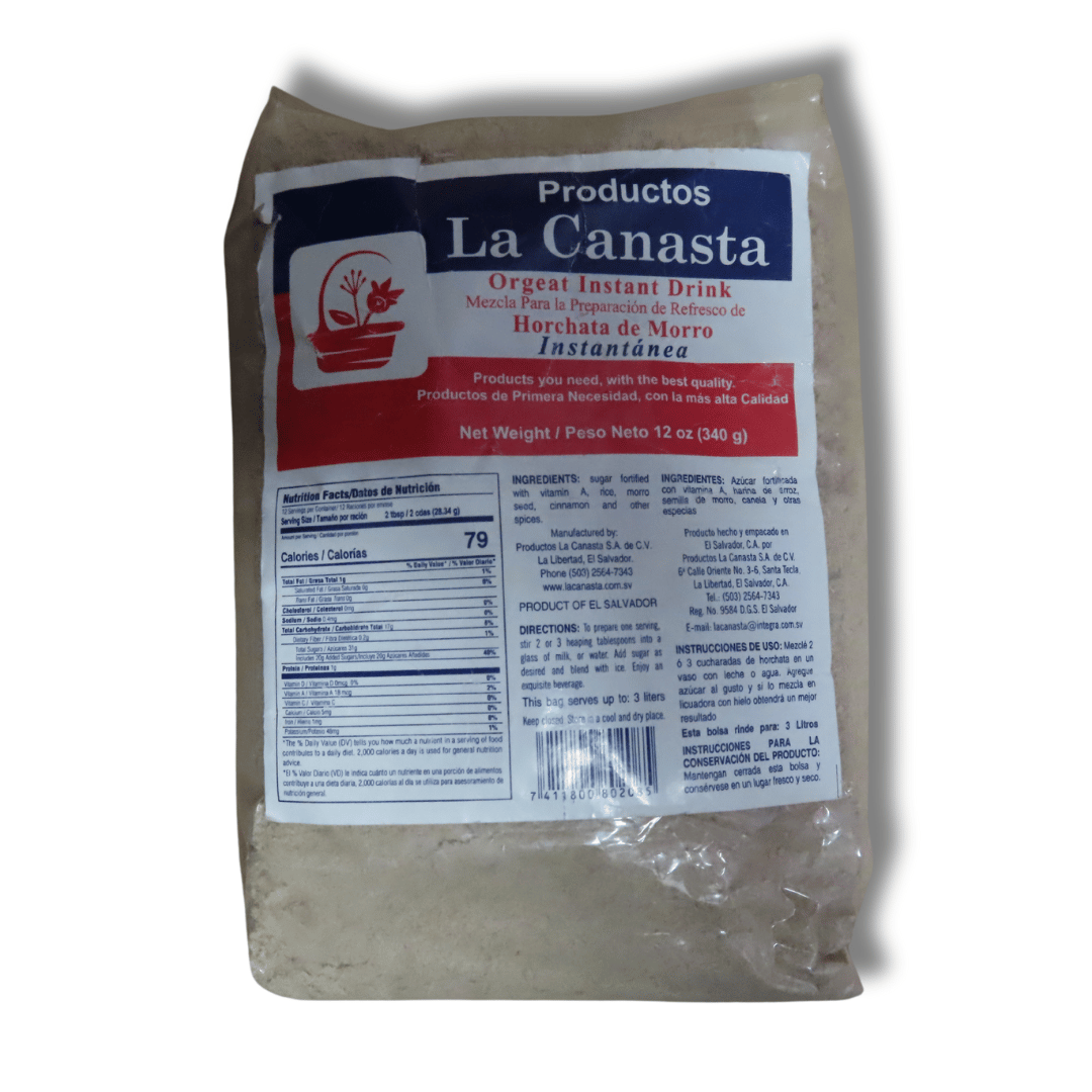 La Canasta Horchata de Morro 340g - El Mercadito Salvadoreno