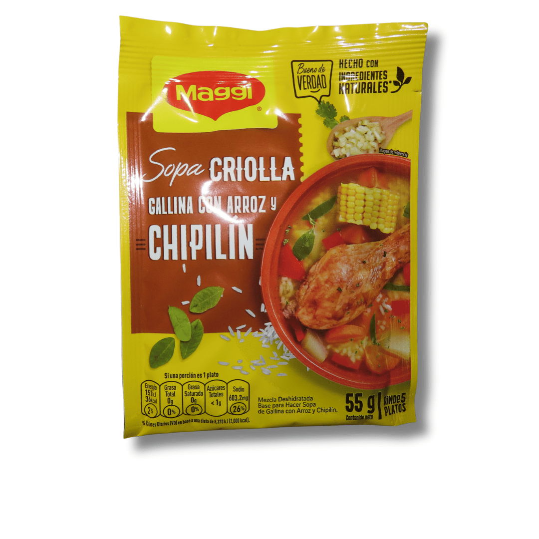 Maggi Gallina con Arroz y Chipilin 55g - El Mercadito Salvadoreno