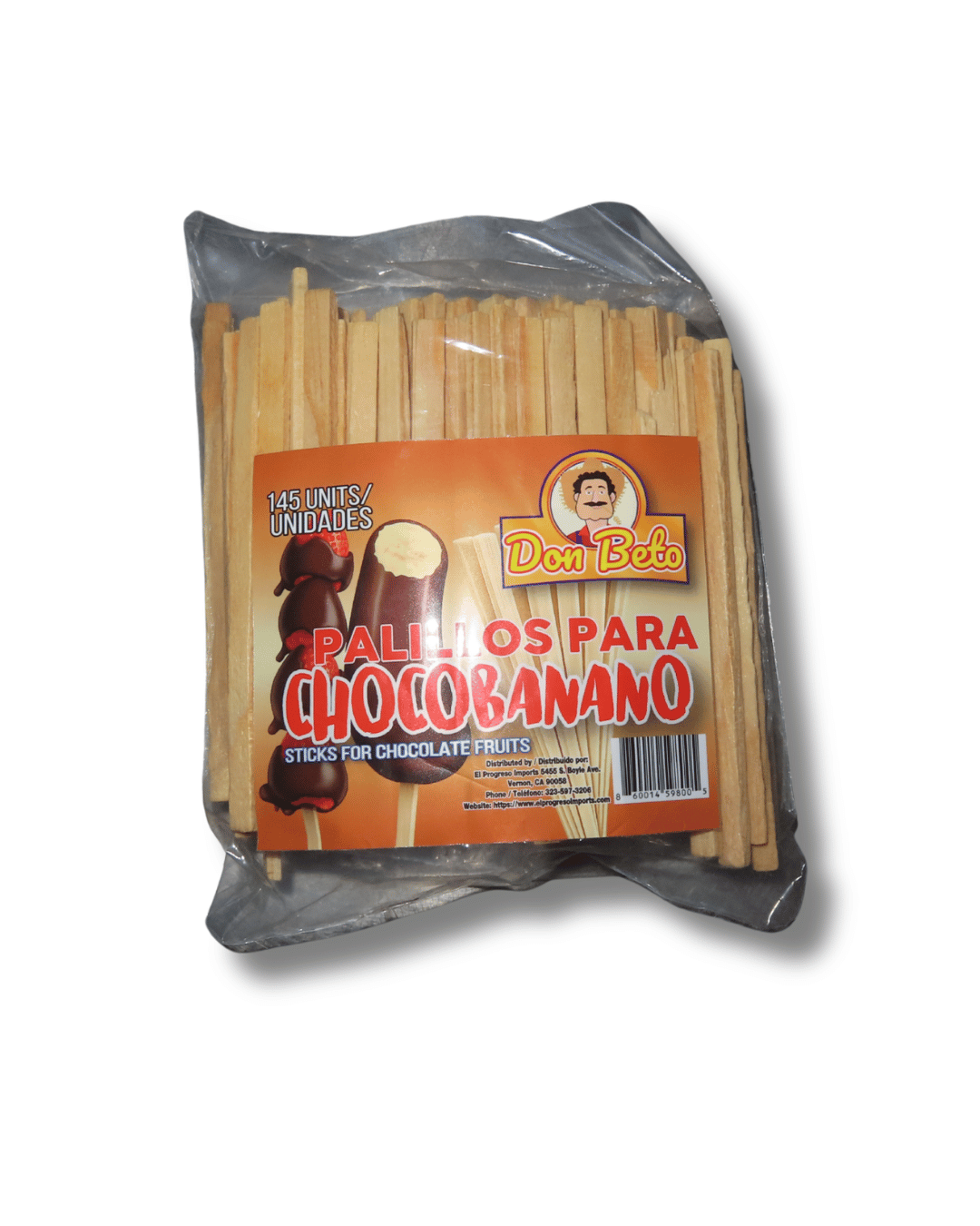 Don Beto Palillos papr ChocoBannao145 unidades