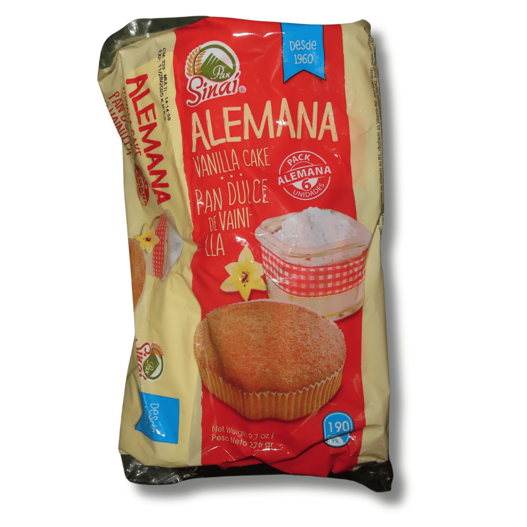 Sinai Alemana Vanilla Cake 276g - El Mercadito Salvadoreno