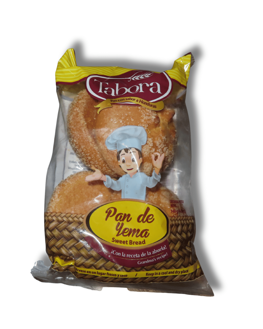 Tabora Pan de Yema 140g - El Mercadito Salvadoreno