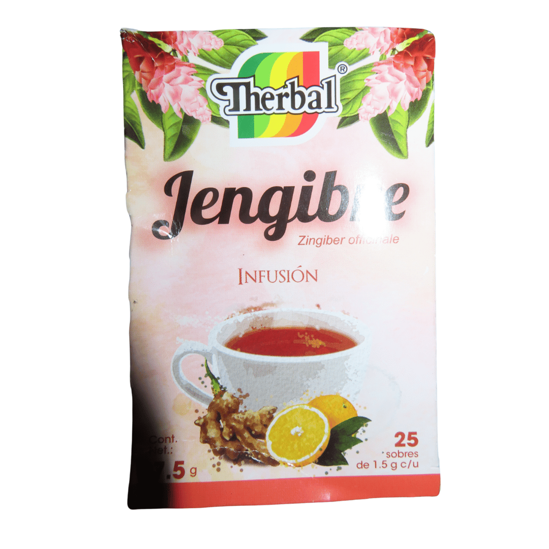 Therbal Ginger 1.32oz - El Mercadito Salvadoreno
