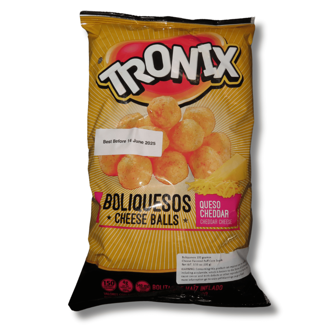 Tronix Queso Cheddar 100g - El Mercadito Salvadoreno