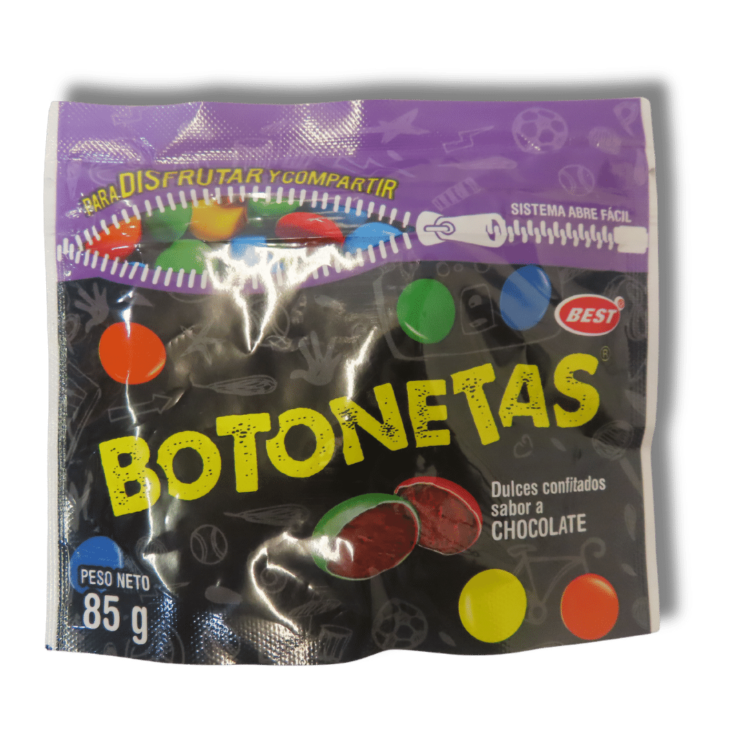 Botonetas Chocolate 85g - El Mercadito Salvadoreno