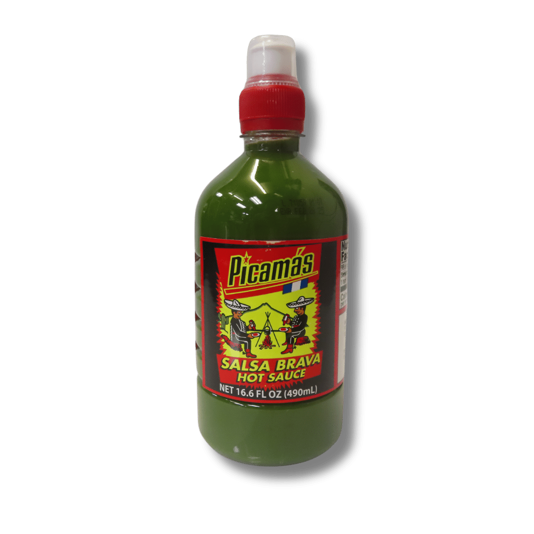 Picamas Jumbo Salsa Verde 490ml - El Mercadito Salvadoreno