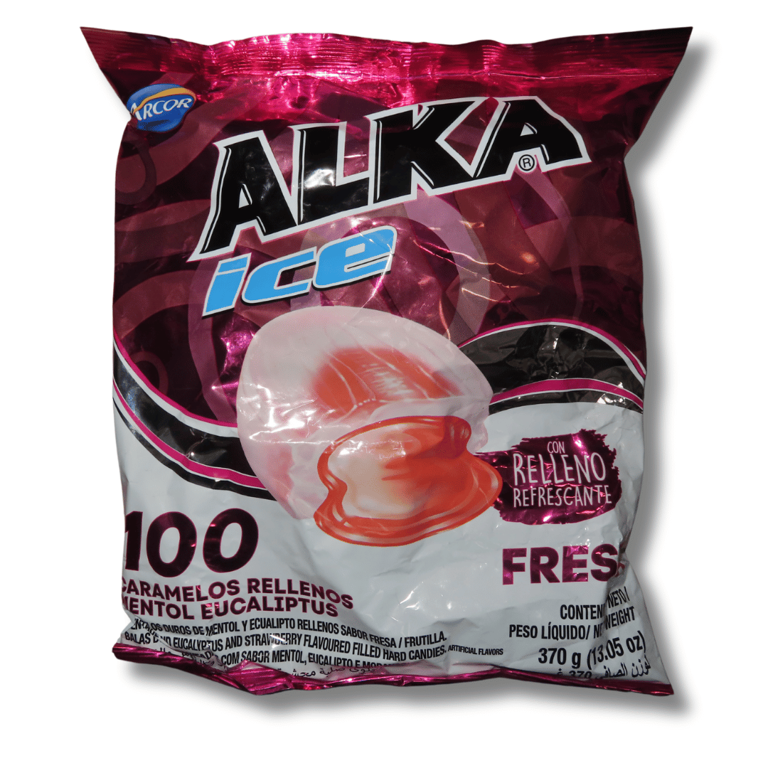 Arcor Alka Ice Fresa 370g - El Mercadito Salvadoreno