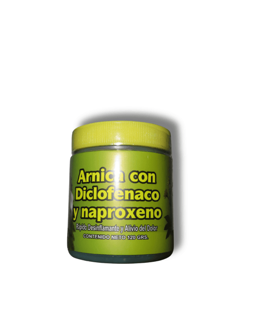 Arnica con Diclofenaco y naproxeno 120 g