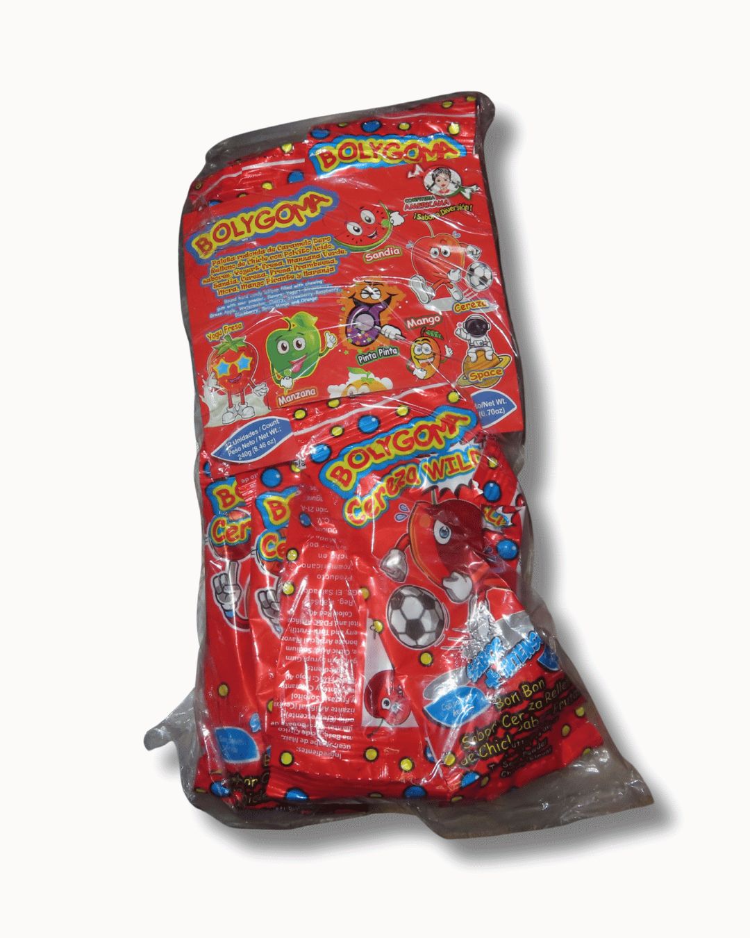 BolyGoma Cereza 12pcs - El Mercadito Salvadoreno