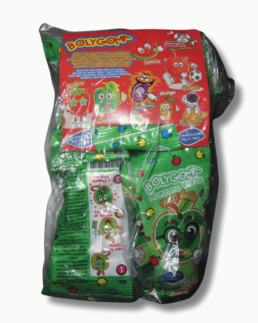 Bolygoma Manzana verde 13pc - El Mercadito Salvadoreno