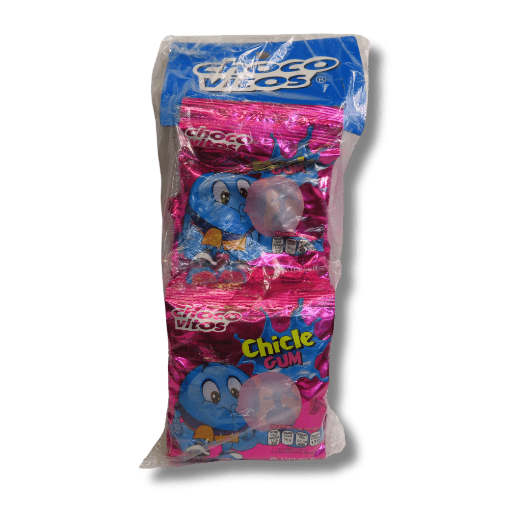 ChocoVitos Chicle Gum 8pcks - El Mercadito Salvadoreno