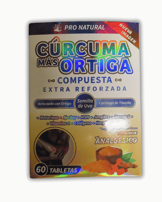 Curcuma Mas Ortiga 60cts - El Mercadito Salvadoreno