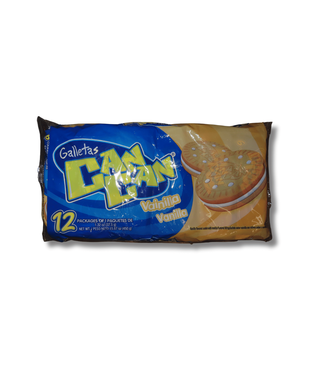 Galletas Can Can Vainilla 450g - El Mercadito Salvadoreno