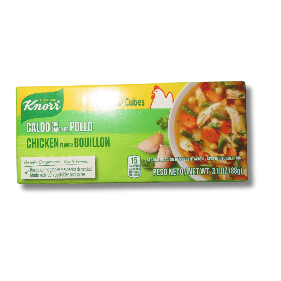 Knorr Caldo con sabor de Pollo 88g - El Mercadito Salvadoreno