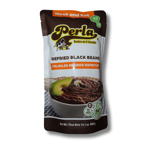 Perla Frijol Negros Refritos 400g - El Mercadito Salvadoreno