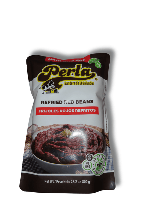 Perla Frijol Rojos Refritos 800g - El Mercadito Salvadoreno