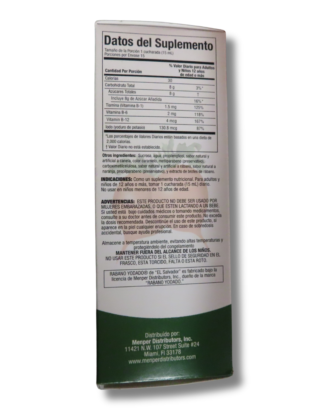 RABANO YODADO.-8 OZ