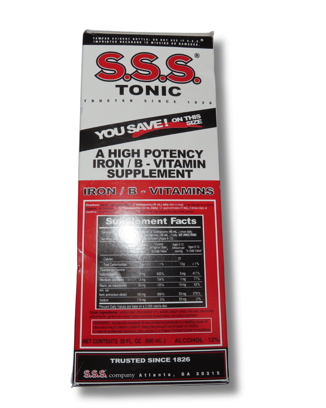 S.S.S Tonic 600ml - El Mercadito Salvadoreno