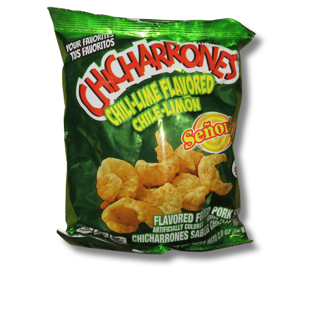 Senorial Chicharrones Chili-Limon 56g - El Mercadito Salvadoreno