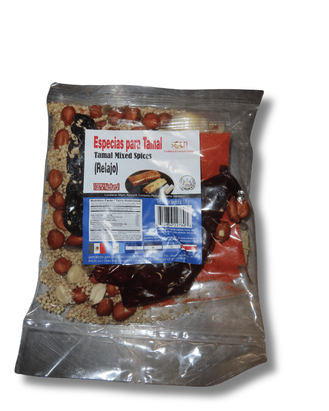 Solfi Especias para Tamal 170g - El Mercadito Salvadoreno