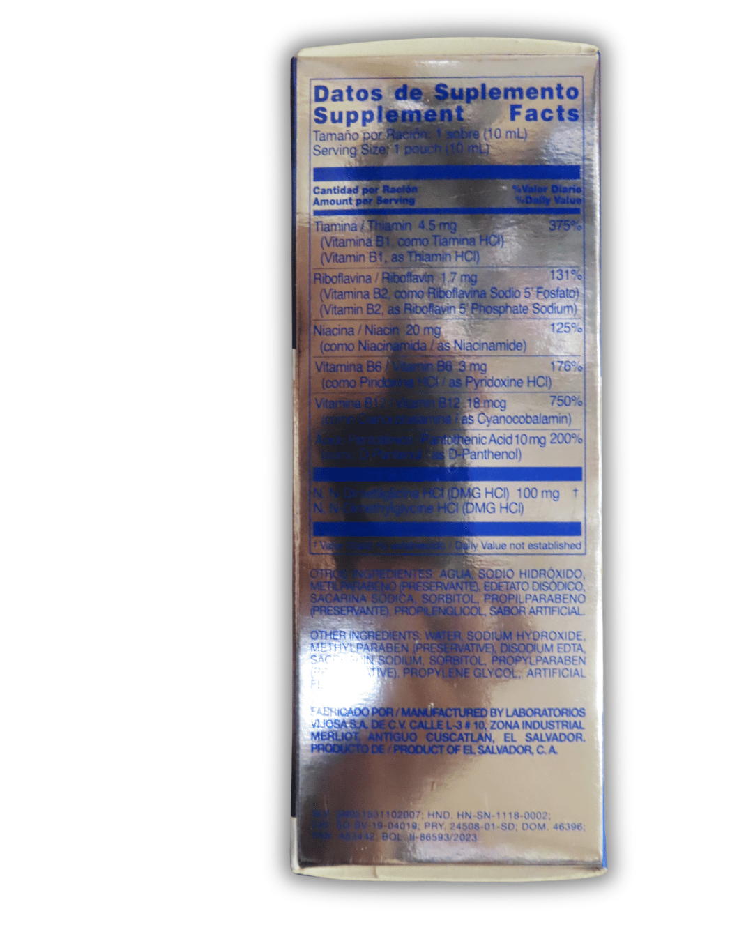 Ultra Doceplex  Energy Booster & Anti-Stress 120mL - El Mercadito Salvadoreno