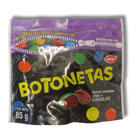 Botonetas Chocolate 85g - El Mercadito Salvadoreno