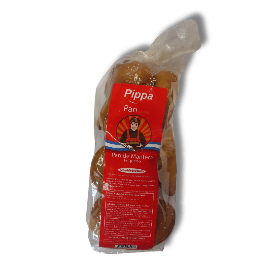 Pippa Pan de Manteca 12pcs - El Mercadito Salvadoreno