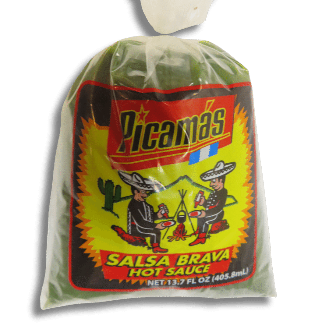 Picamas Bolsa Salsa Brava 454g/16oz - El Mercadito Salvadoreno