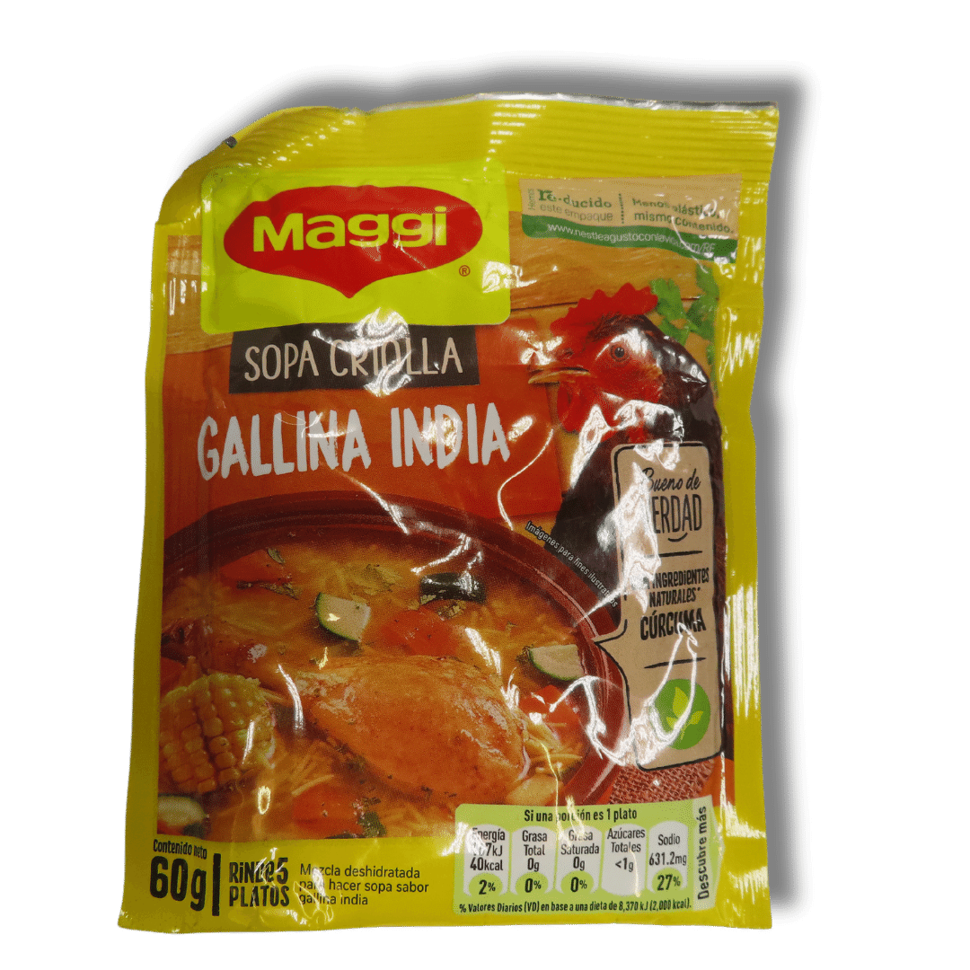 Maggi Sopa de Gallina India-12 G - El Mercadito Salvadoreno