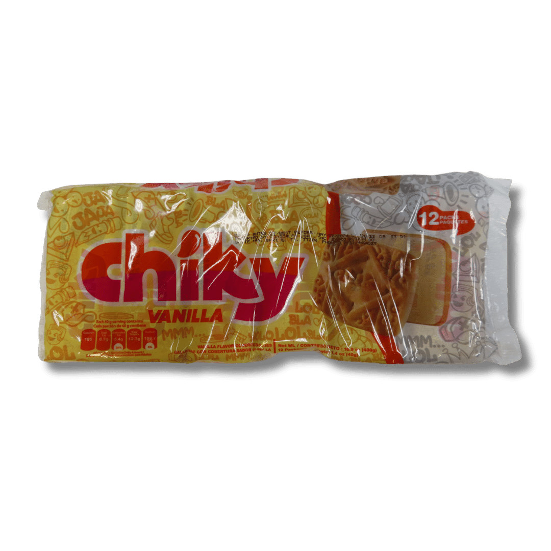 Chiky Galleta de Vanilla 12pcs - El Mercadito Salvadoreno